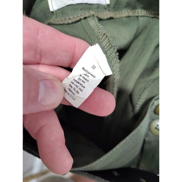 Christy Girl Pants Women 8 Green Vintage Pleated Capsule USA Old Money Classy - Picture 6 of 6